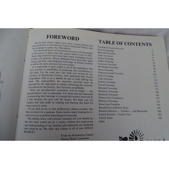 Pocahontas County Iowa Fonda Plover Rolfe Palmer Varina Iowa Family History - Picture 4 of 6